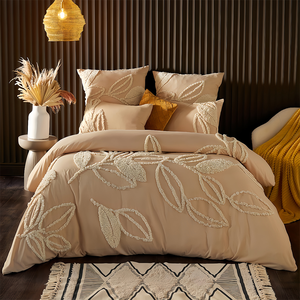 Donna Tufted Chenielle duvet কভার সেট